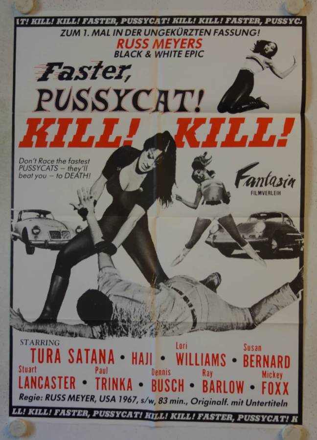 Die Satansweiber von Tittfield originales deutsches Filmplakat (R96)